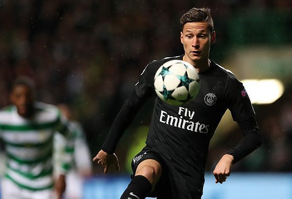 Julian Draxler is not a regular in PSG's Starting XI